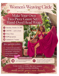 Women’s Weaving Circle: Wearable Art Edition October 24th