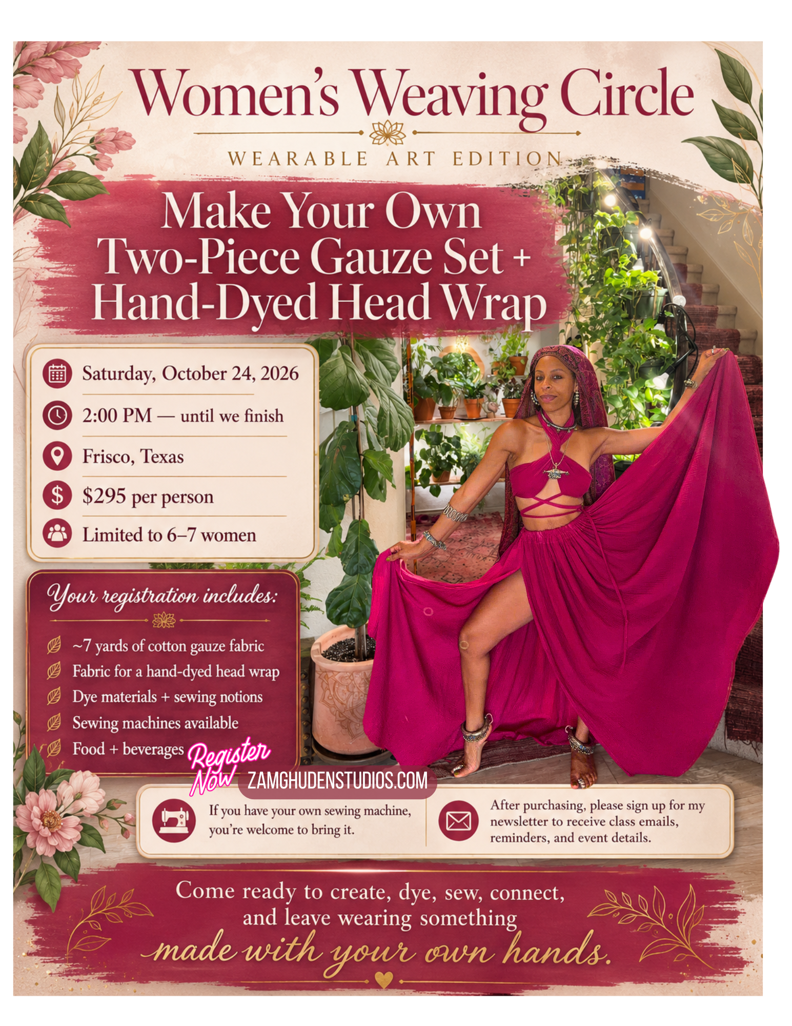Women’s Weaving Circle: Wearable Art Edition October 24th